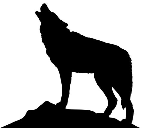 wolf silhoette